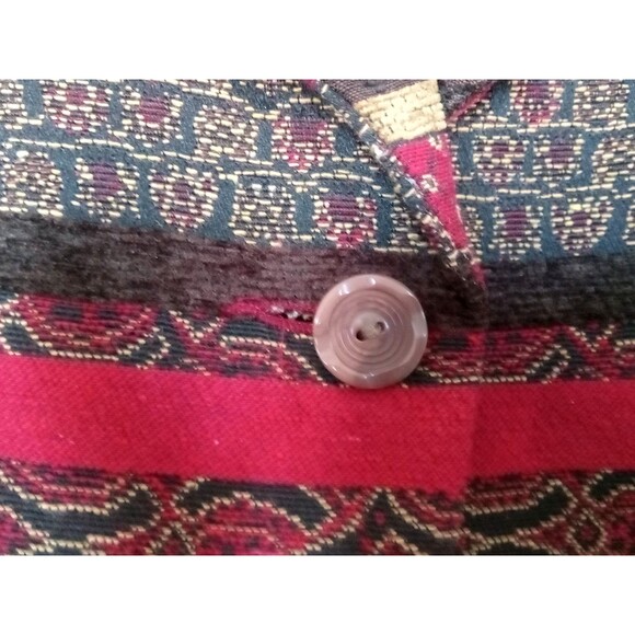 Coldwater Creek Women's Medium Tapestry Mixed Fabric Dinner Blazer Jacket - Picture 9 of 10